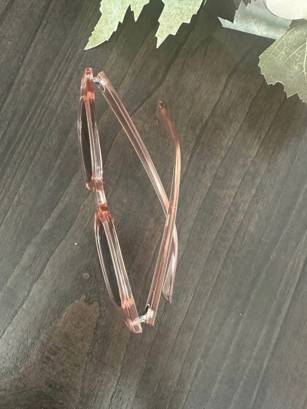 H&M Clear Transparent Sunglasses Arm with Logo
